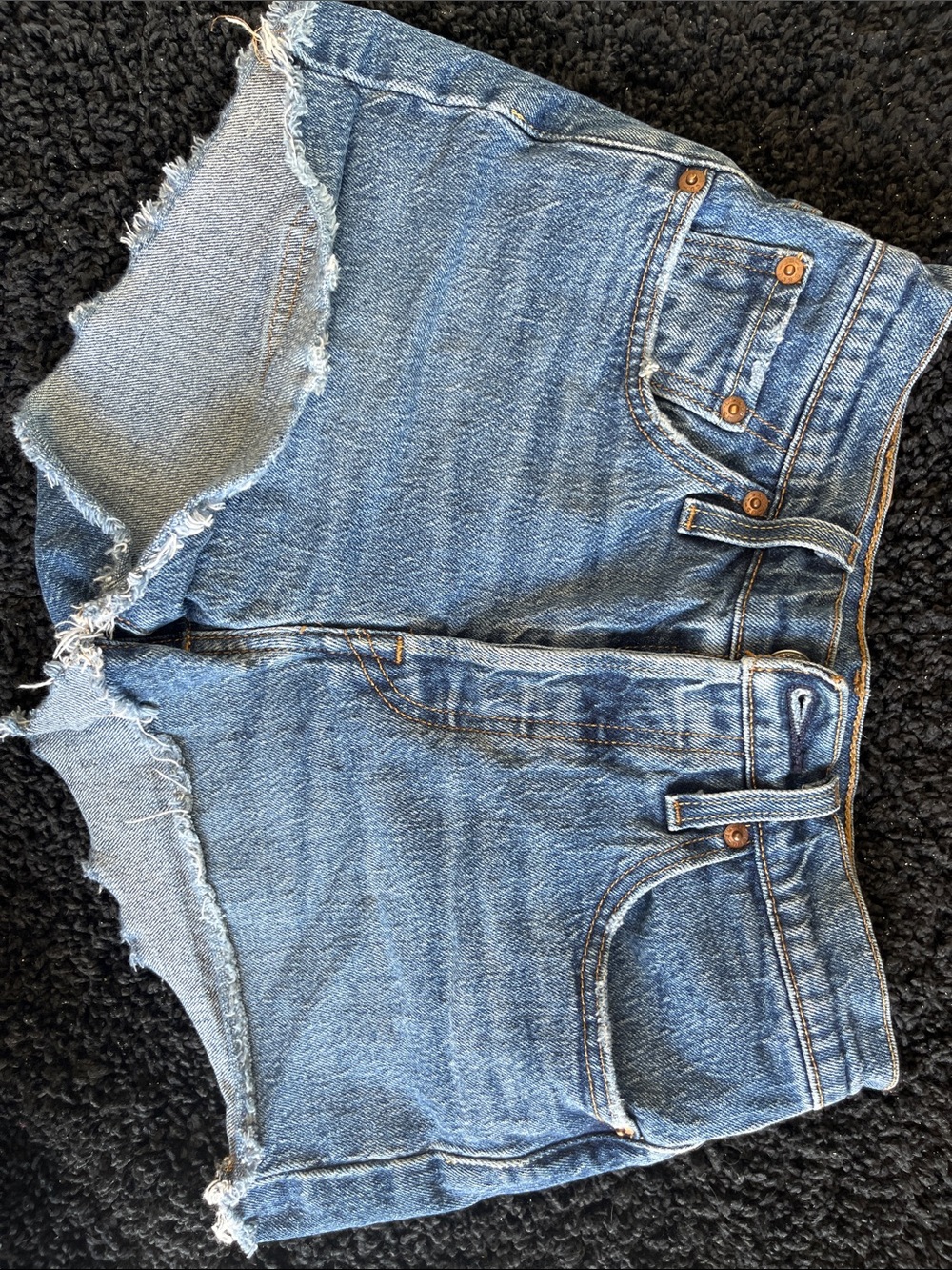 Levi’s 501 Original Denim Shorts Women’s W24 High Rise Button Fly SUMMER SALE!